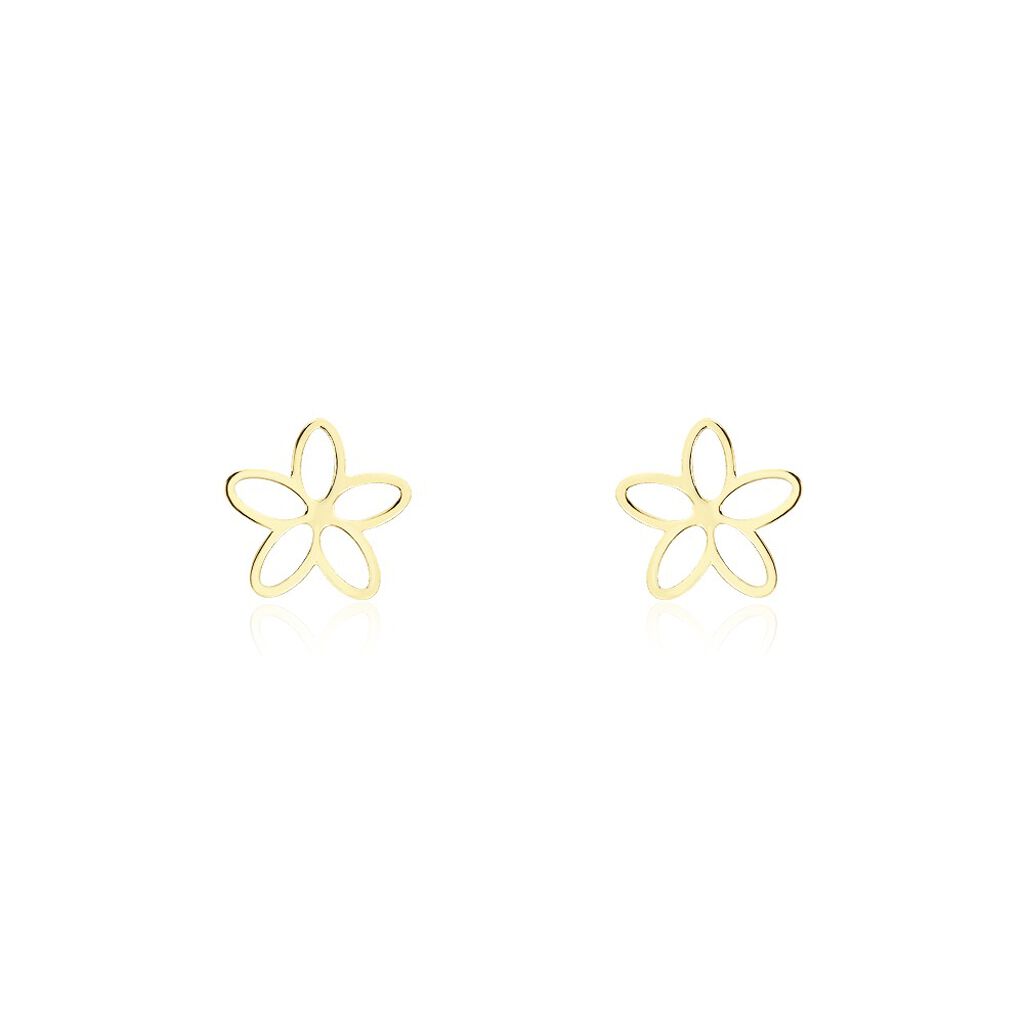 Boucles D'oreilles Puces Dacre Or Jaune - Puces Femme | Marc Orian