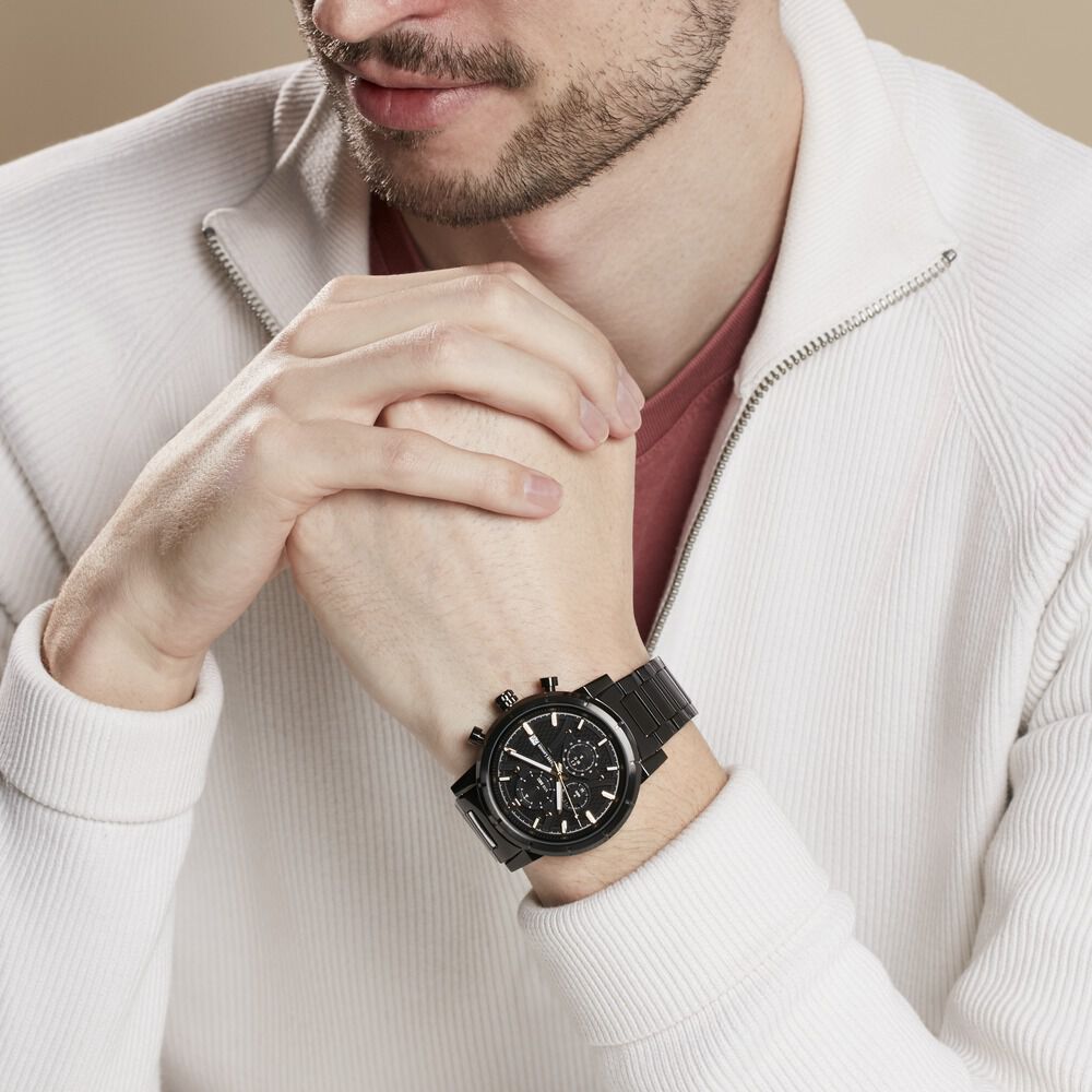 Montre Pierre Lannier Criterium Noir - Montres étanches Homme | Marc Orian