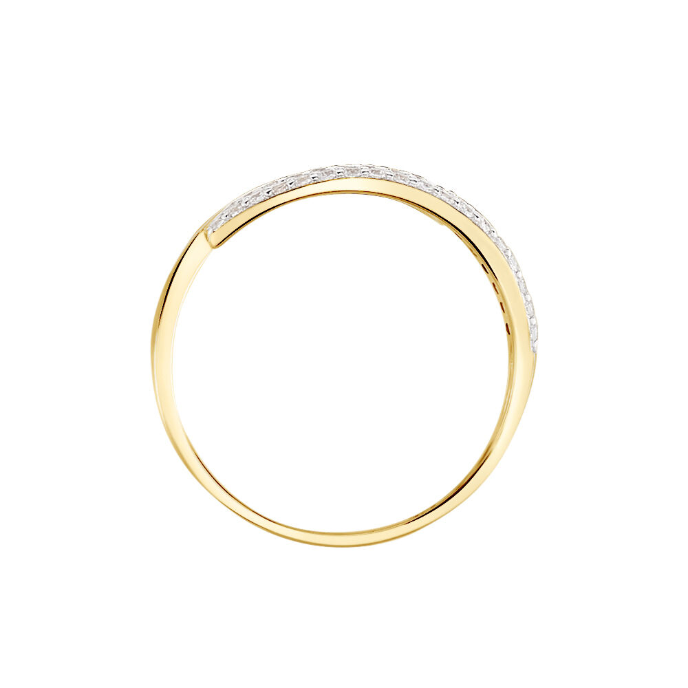 Bague Vero Or Jaune Oxyde De Zirconium - Bagues avec pierre Femme | Marc Orian