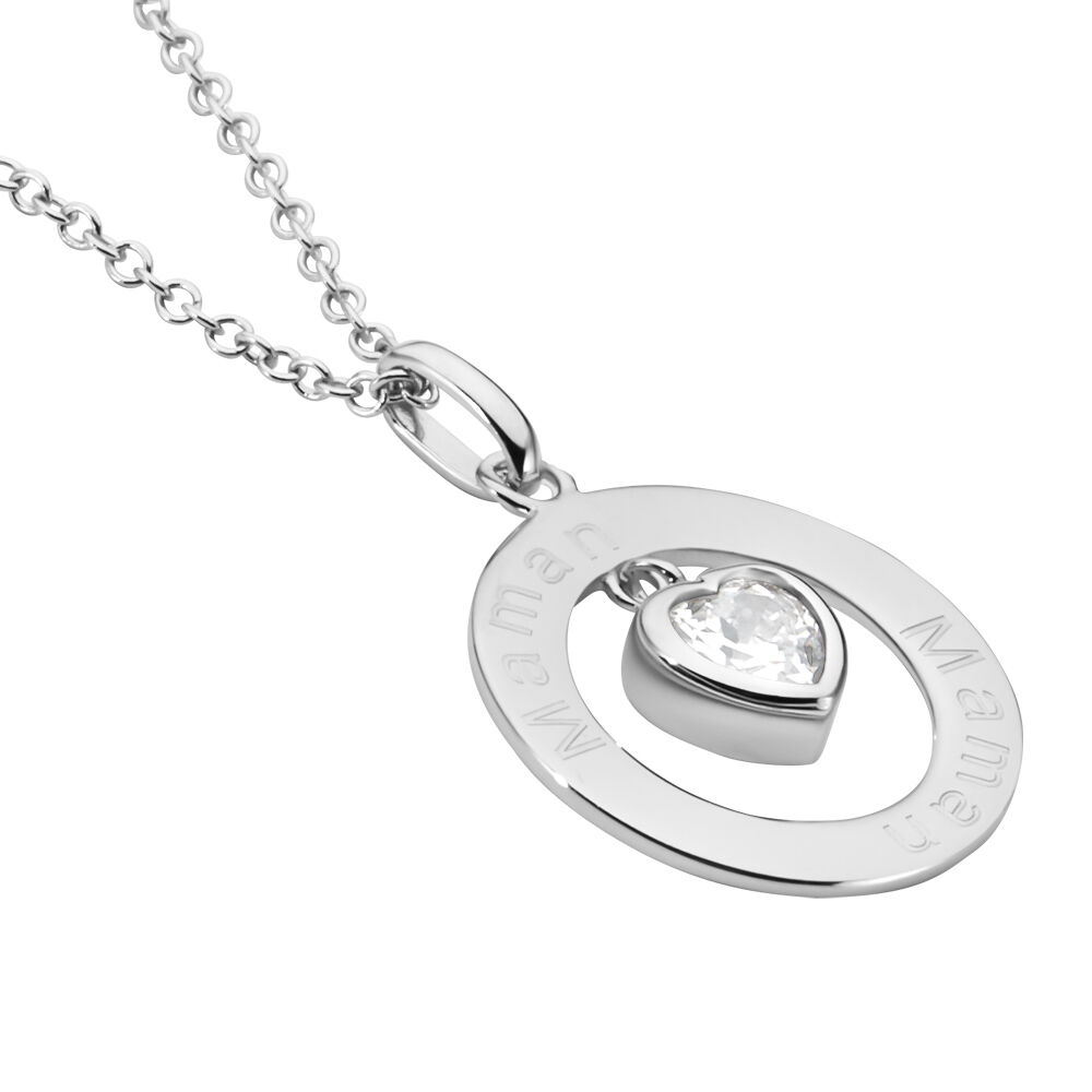 Collier Almas Argent Blanc Oxyde De Zirconium - Colliers avec pierres Femme | Marc Orian