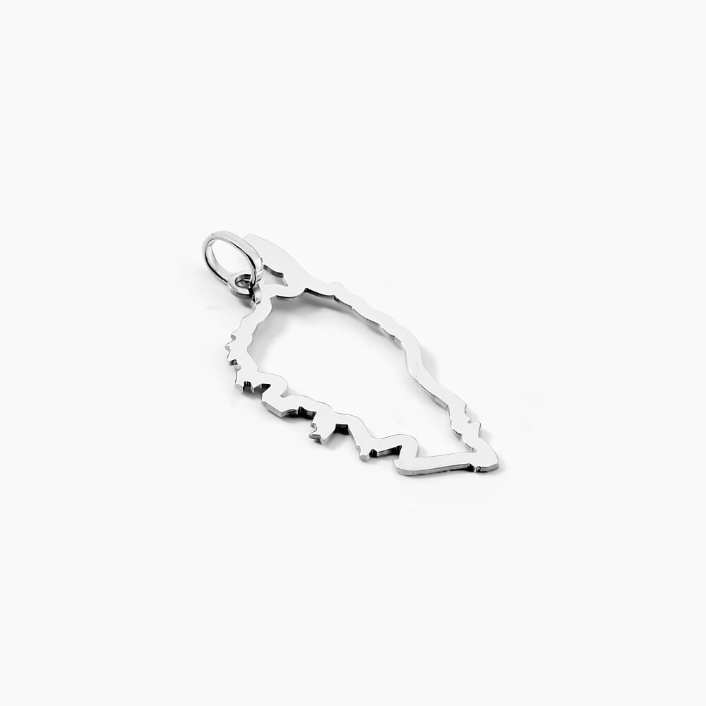 Pendentif Corsica Or Blanc - Pendentifs Famille | Marc Orian