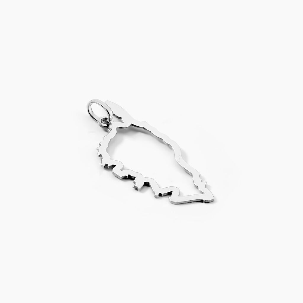 Pendentif Corsica Or Blanc - Pendentifs Famille | Marc Orian