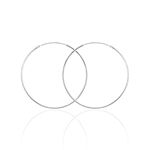 Cr&eacute;oles Argent Blanc Najiha - Cr&eacute;oles Femme | Marc Orian