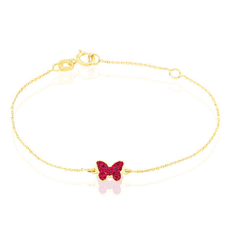 Bracelet Solena Papillon Or Jaune - Bracelets chaînes Enfant | Marc Orian