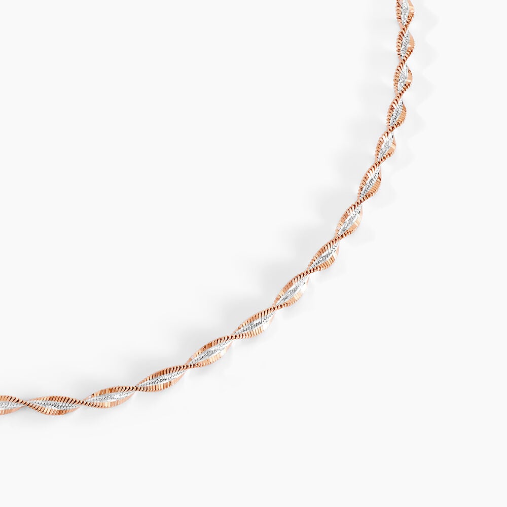 ABIE TORSADE Damen Kette Silber Bicolor 925 - Chaines Femme | Marc Orian