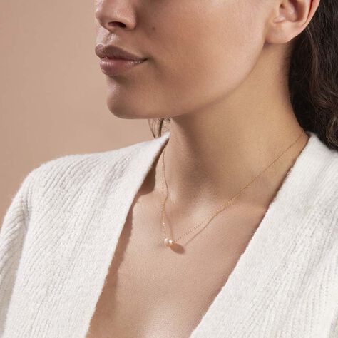 Collier Sissy Or Jaune Perle De Culture - Parure de mariage Femme | Marc Orian