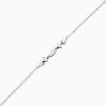Bracelet Mascaret Argent Blanc Oxyde De Zirconium - Bracelets fantaisie Femme | Marc Orian