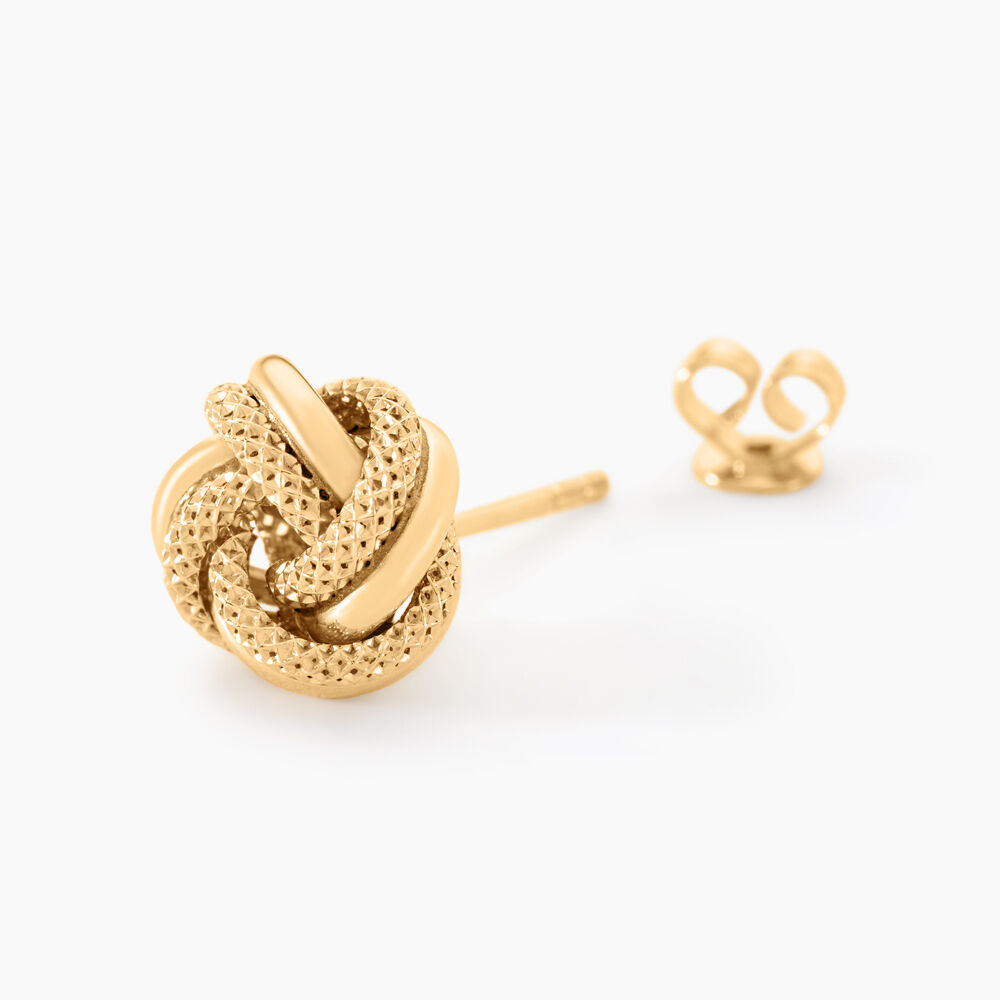 Boucles D'oreilles Puces Or Jaune Guermana - Puces Femme | Marc Orian