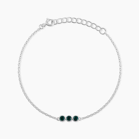 Bracelet Kasey Argent Blanc Oxyde De Zirconium - Bracelets fantaisie Femme | Marc Orian