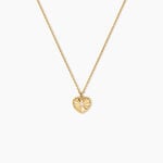 Collier Phebee Argent Dor&eacute; A L'Or 750/1000 Oxyde De Zirconium - Colliers avec pierres Femme | Marc Orian