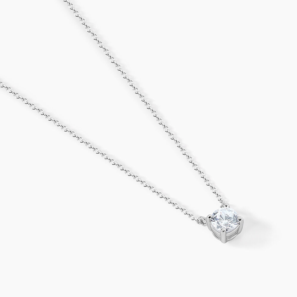 Collier Kariane Argent Blanc Oxyde De Zirconium - Colliers solitaires Femme | Marc Orian