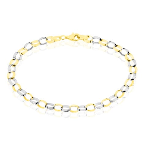 Bracelet Andrej Maille Fantaisie Or Bicolore - Bracelets cha&icirc;nes Femme | Marc Orian