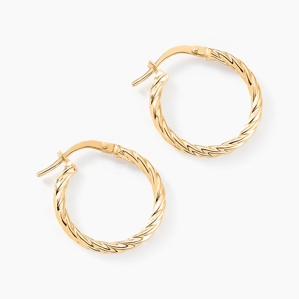 Créoles Bartimee Or Jaune - Créoles Femme | Marc Orian