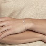 Bracelet Chleo Argent Blanc Oxyde De Zirconium - Bracelets fantaisie Femme | Marc Orian