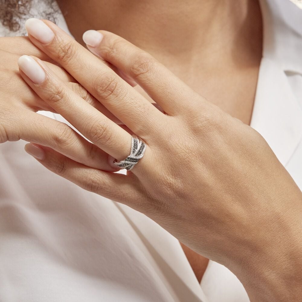 Bague Agnes Or Blanc Diamant - Bagues pierres pr&eacute;cieuses Femme | Marc Orian