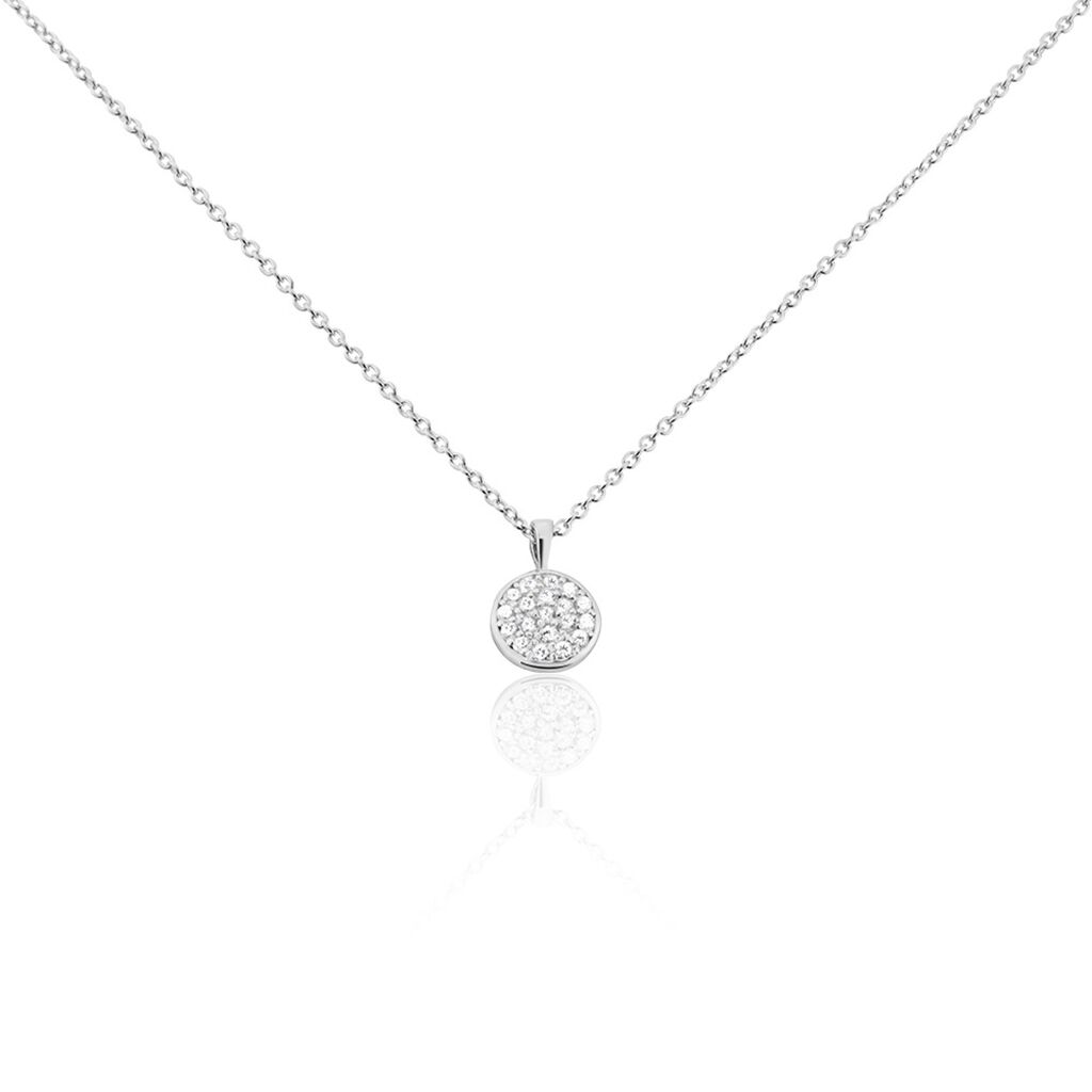 Collier Argent Victorin Oxydes De Zirconium - Colliers avec pierres Femme | Marc Orian