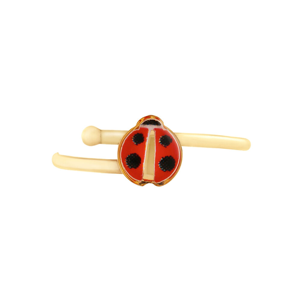 Bague Helidie Coccinelle Or Jaune - Bagues ajustables Enfant | Marc Orian