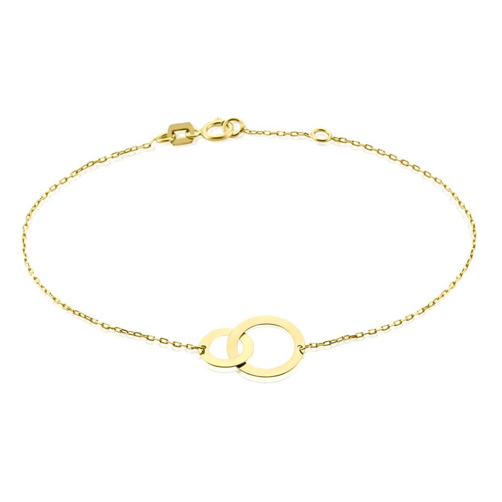 Bracelet Or Jaune Edouarde - Bracelets Anneaux Entrelaces Femme | Marc Orian