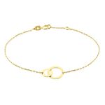 Bracelet Or Jaune Edouarde - Bracelets Anneaux Entrelaces Femme | Marc Orian