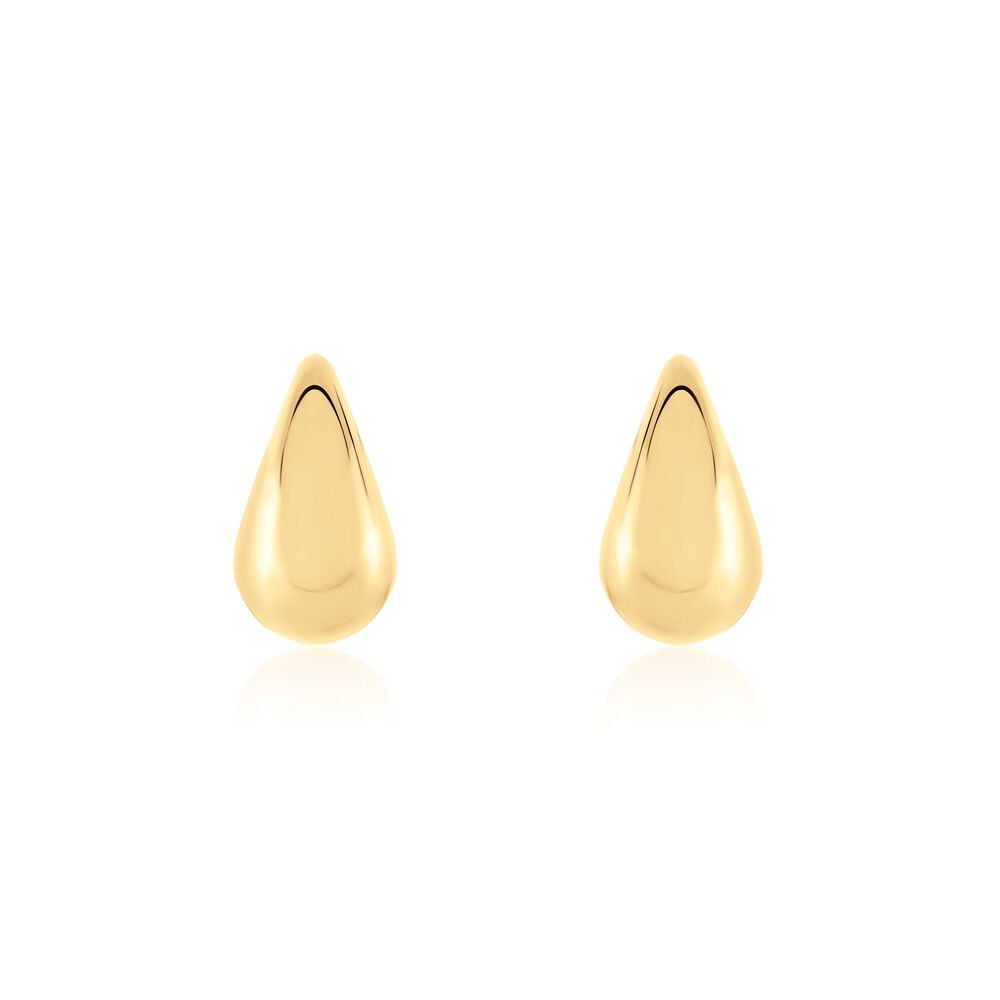 Boucles D'oreilles Puces Xenia Acier Jaune - Puces Femme | Marc Orian