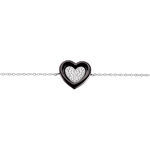 Bracelet Ana-paula Argent Blanc C&eacute;ramique Et Oxyde De Zirconium - Bracelets fantaisie Femme | Marc Orian