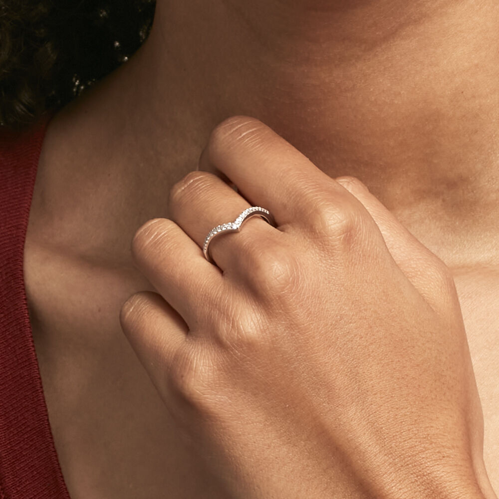 Bague Pricila Argent Blanc Oxyde De Zirconium - Bagues avec pierre Femme | Marc Orian