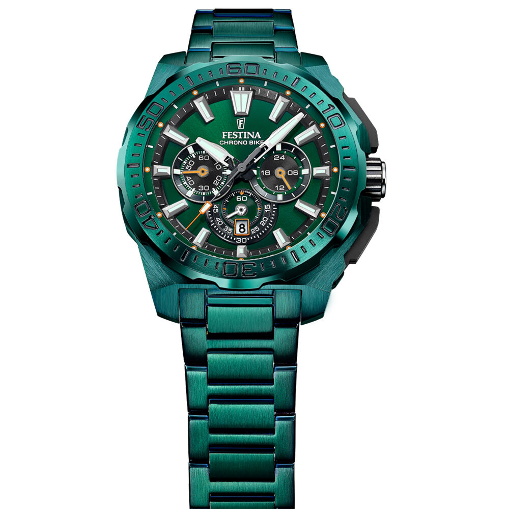 Montre Festina Chrono Bike Edition Speciale Vert - Montres &eacute;tanches Homme | Marc Orian