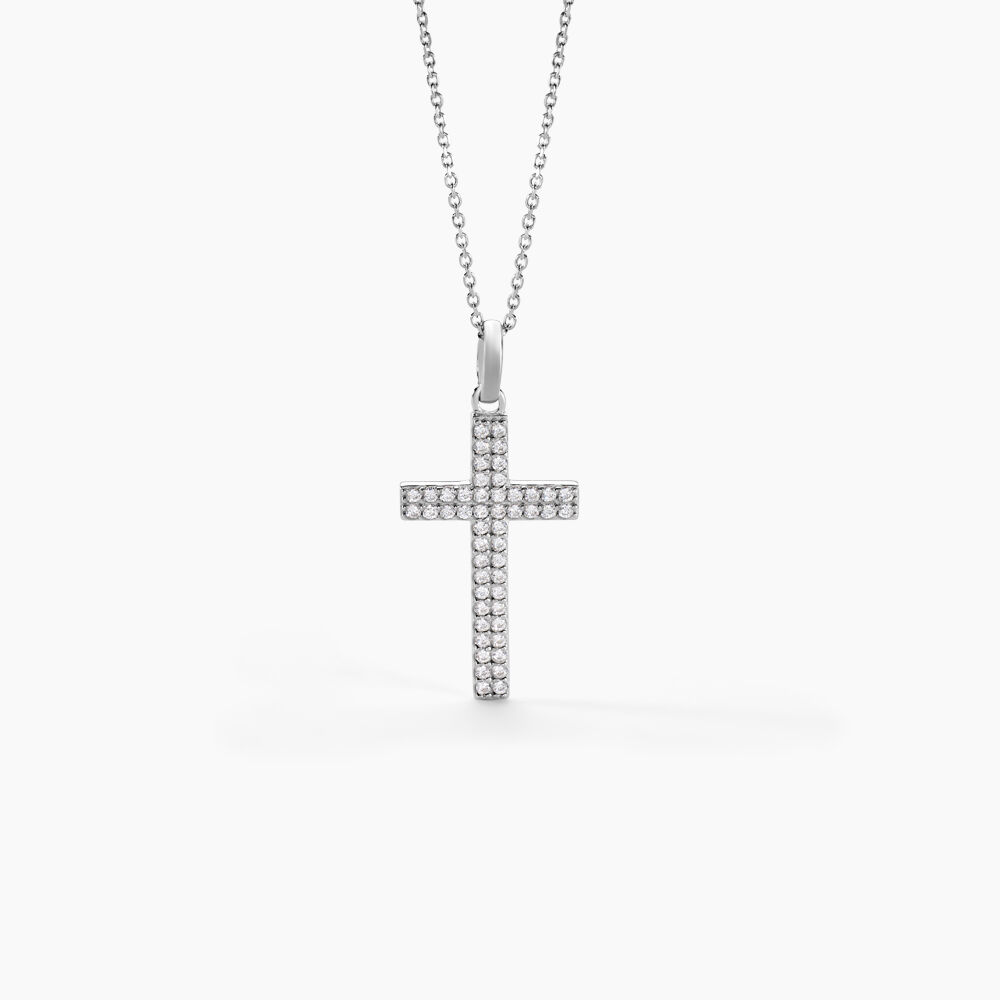 Collier Carola Argent Blanc Oxyde De Zirconium - Colliers avec pierres Femme | Marc Orian