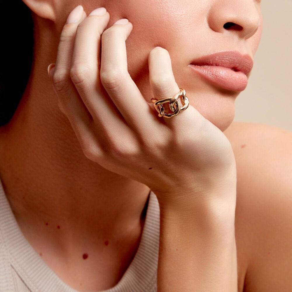 Bague Rodya Plaqu&eacute; Or Jaune - Bagues dor&eacute;es Femme | Marc Orian