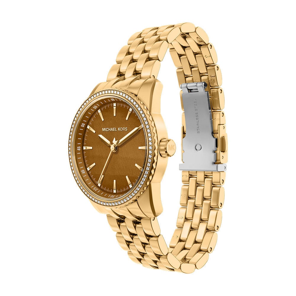 Montre Michael Kors Mini Bryant Marron - Montres &eacute;tanches Femme | Marc Orian