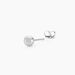 Boucles D'oreilles Puces Virgie Argent Blanc - Puces Femme | Marc Orian
