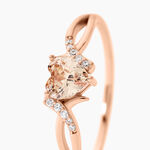 Bague Argent Rose Avalon Oxyde De Zirconium - Bijoux fantaisie Femme | Marc Orian