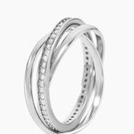 Bague Tahti Argent Blanc Oxyde De Zirconium - Bijoux fantaisie Femme | Marc Orian