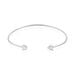 Bracelet Jonc Andriana Argent Blanc Oxyde De Zirconium - Bracelets joncs Femme | Marc Orian