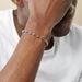 Bracelet Carrus Argent Blanc - Bracelets mailles Homme | Marc Orian