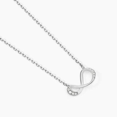 Collier Eryka Argent Blanc Oxyde De Zirconium - Nouveautés Femme | Marc Orian