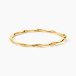 Bracelet Jonc Dianthe Argent Dor&eacute; A L'Or 750/1000 - Bracelets joncs Femme | Marc Orian