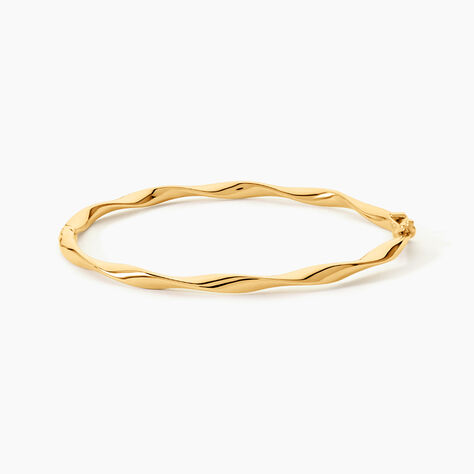 Bracelet Jonc Dianthe Argent Dor&eacute; A L'Or 750/1000 - Bracelets joncs Femme | Marc Orian