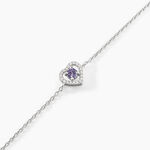 Bracelet Suzon Argent Blanc Oxyde De Zirconium - Bracelets fantaisie Femme | Marc Orian