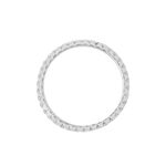 Alliance Pristina Tour Complet Or Blanc Diamant - Alliances avec pierres Femme | Marc Orian