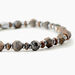 Bracelet Jourdan Acier Blanc Pierre De Synthese Bronzite - Bracelets cha&icirc;nes Homme | Marc Orian