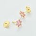 Boucles D'oreilles Puces Or Jaune Talia Email - Puces Enfant | Marc Orian