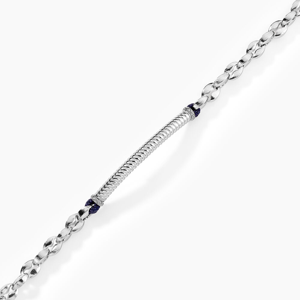 Bracelet M&eacute;tal Acier Blanc - Bracelets cha&icirc;nes Homme | Marc Orian
