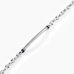 Bracelet M&eacute;tal Acier Blanc - Bracelets cha&icirc;nes Homme | Marc Orian