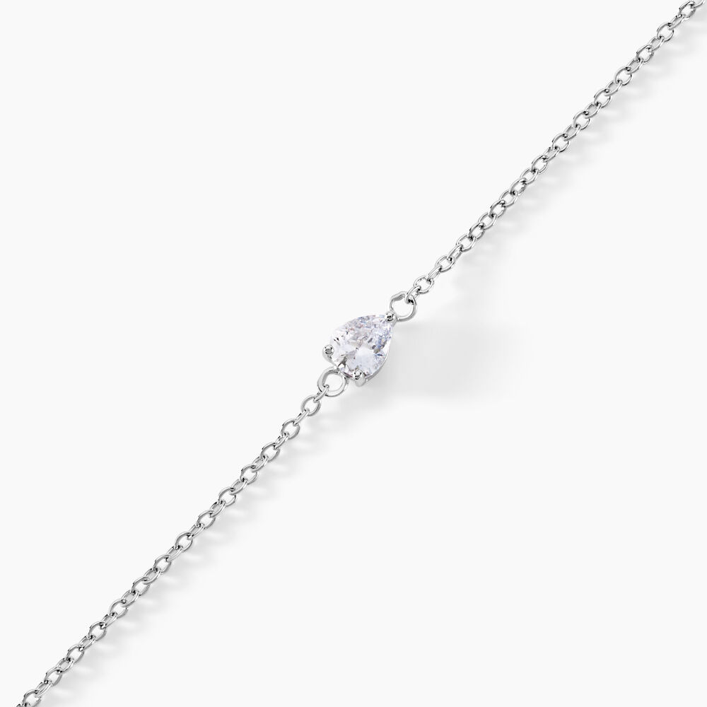 Bracelet Alda Argent Blanc Oxyde De Zirconium - Bracelets fantaisie Femme | Marc Orian