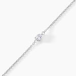 Bracelet Alda Argent Blanc Oxyde De Zirconium - Bracelets fantaisie Femme | Marc Orian