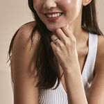 Bague Ouarida Argent Blanc Oxyde De Zirconium - Bijoux fantaisie Femme | Marc Orian