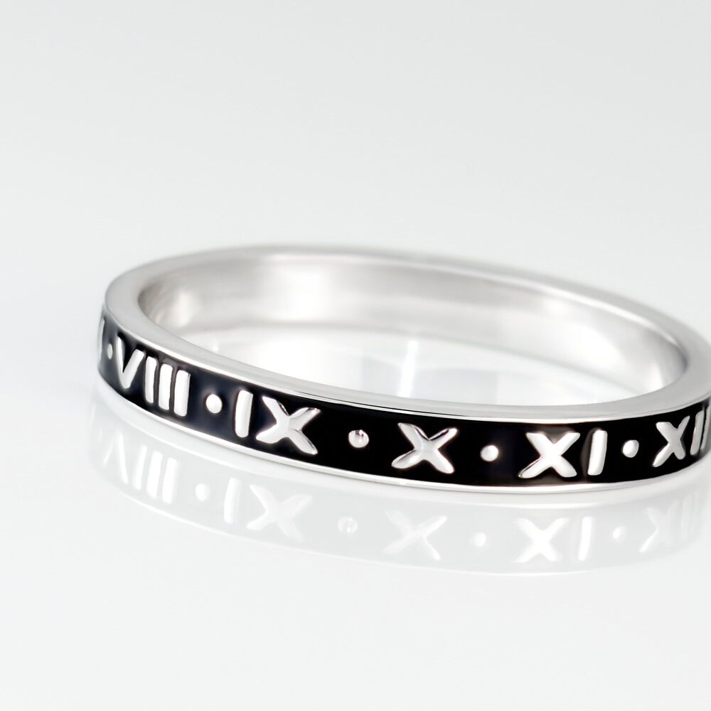 Bague Ilyan Argent Blanc - Bagues Homme | Marc Orian