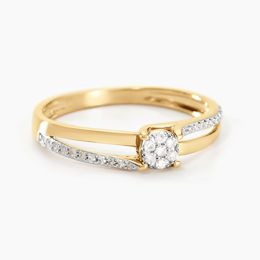 Bague Josane Or Jaune Diamant - Parures de mariage Femme | Marc Orian