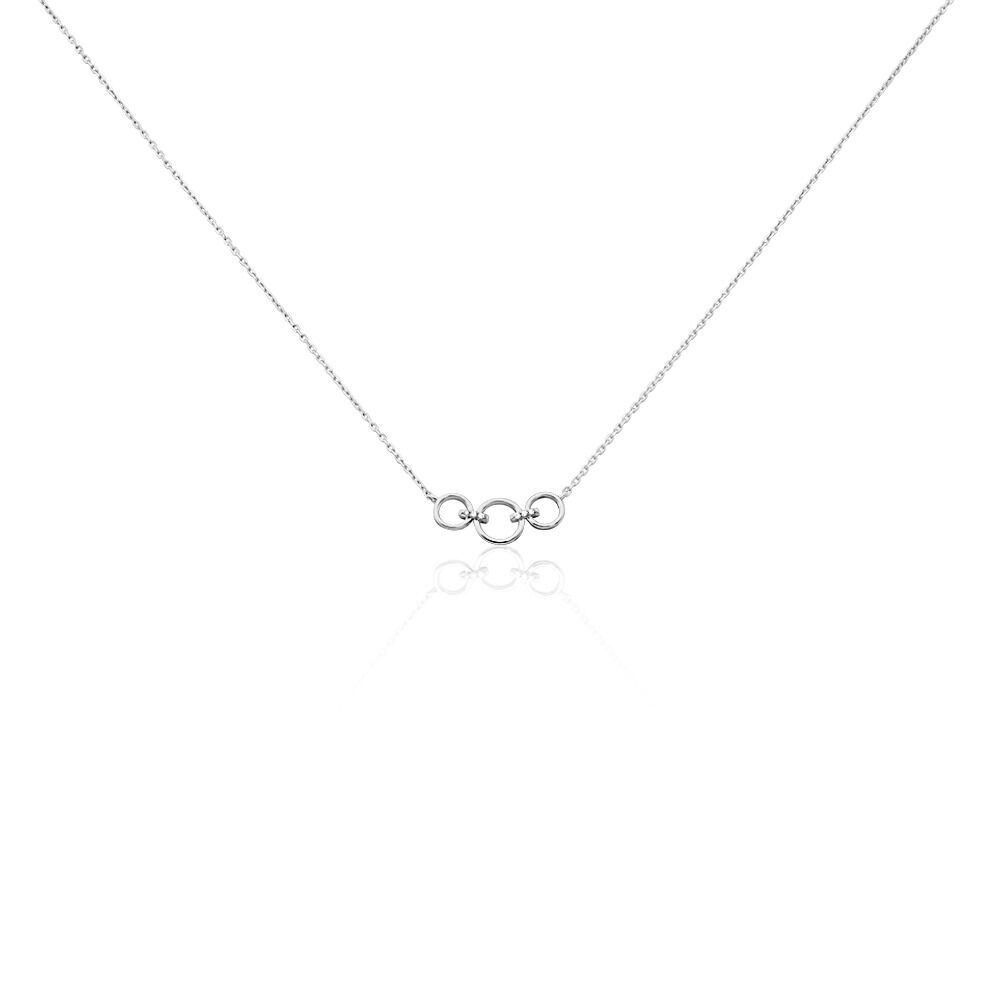Collier Or Blanc Judyta Diamants - Colliers avec pierres Femme | Marc Orian